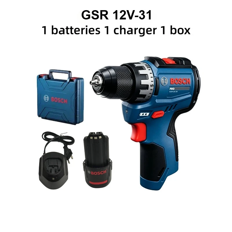 Power Tools For Workshop - Wiertarko-wkrętarka akumulatorowa Bosch Professional GSR 12V-31,