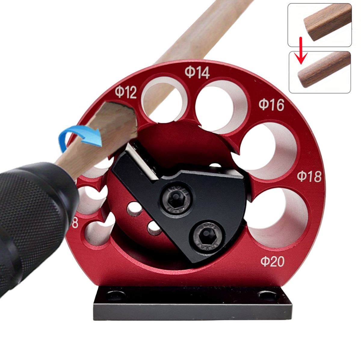 Pocket Hole Jig - 8-otworowe regulowane kołki do produkcji kołków