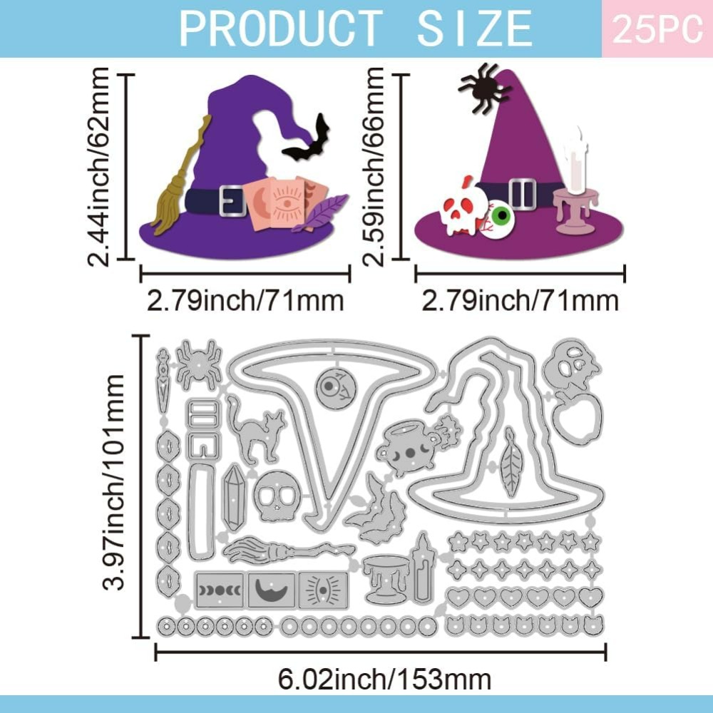 Tap Die Set - Wykrojniki do scrapbookingu DIY w kształcie