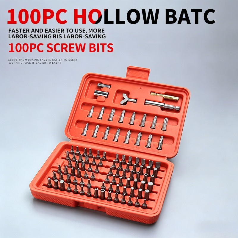 Workshop Use Tools - Zestaw 100 bitów do wkrętaka, zestaw