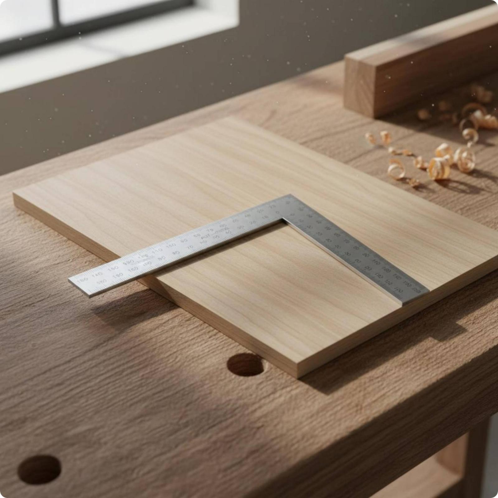 Workshop Layout Tools - Liniał do pomiaru kątów ze stali