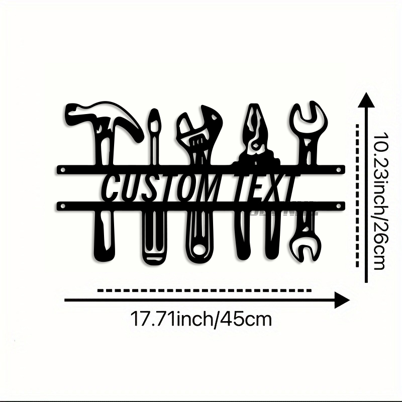 DIY Metalowa Dekoracja Ścienna – Workshop Tools With Name recenzja i cena