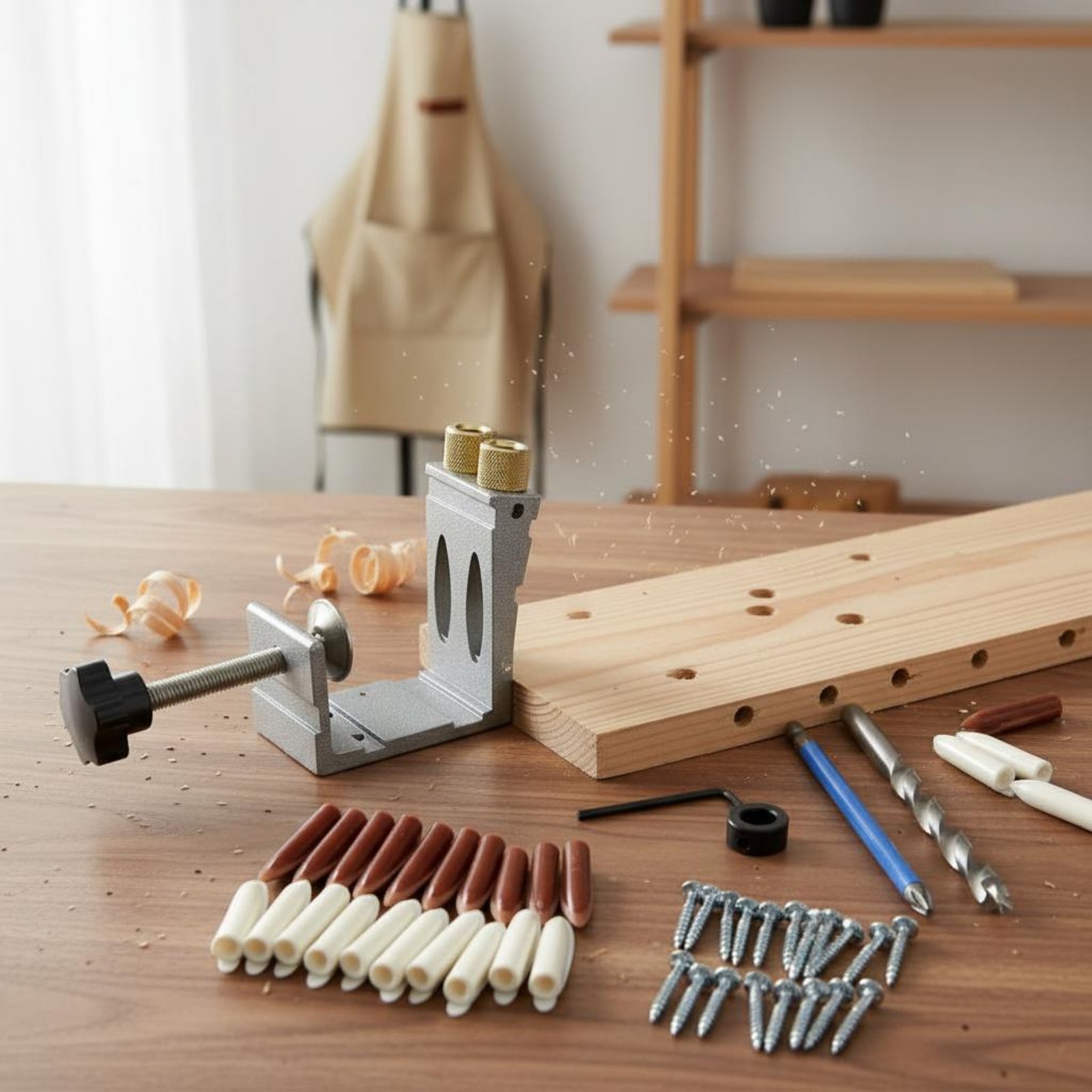 Szablon do wiercenia otworów k – Pocket Hole Jig recenzja i cena