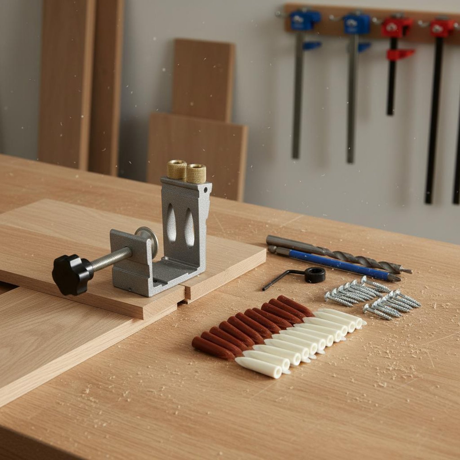 Szablon do wiercenia otworów k – Pocket Hole Jig recenzja i cena