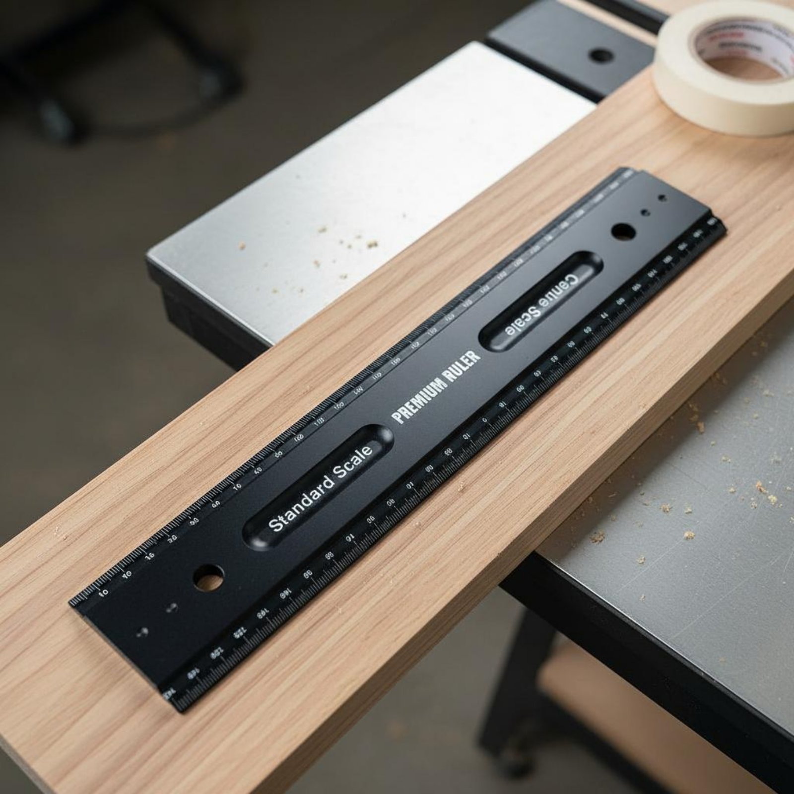 Linijka ze stopu aluminium, pr – Workshop Layout Tools recenzja i cena