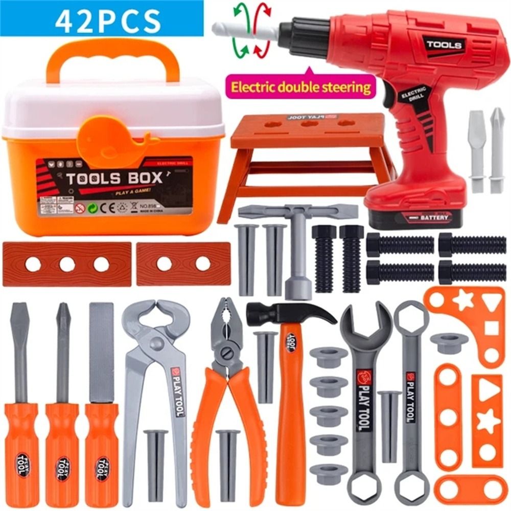 Elektryczna wiertarka zabawka, – Workshop Tools Toy recenzja i cena