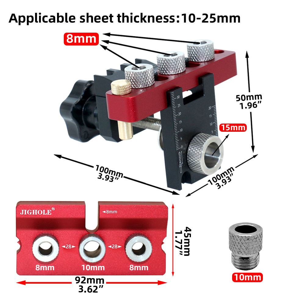Uniwersalny szablon 3 w 1 do k – Pocket Hole Jig recenzja i cena